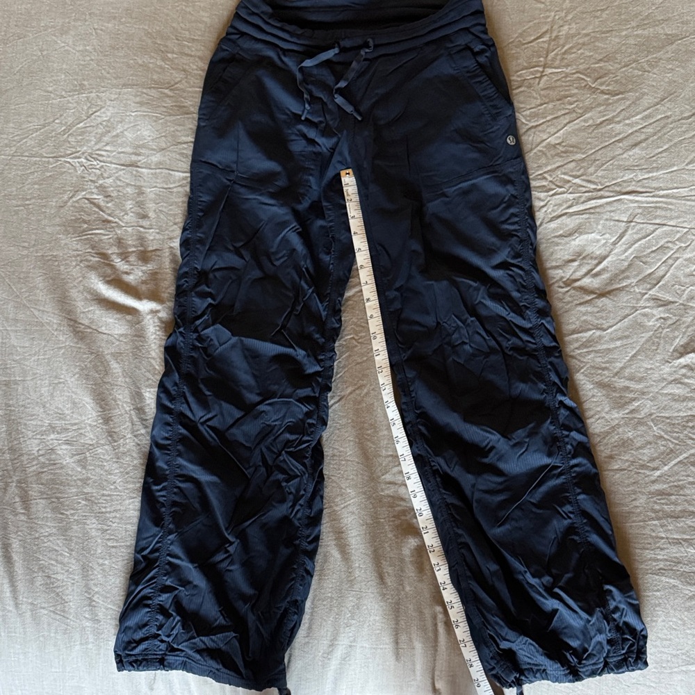 lululemon athletica navy blue Dance Studio Pants lined